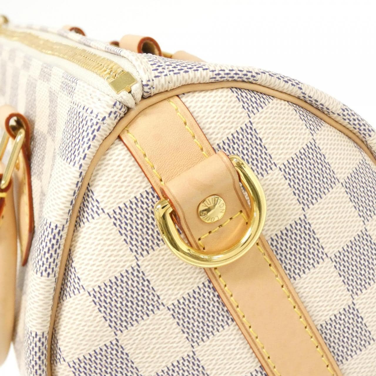 LOUIS VUITTON Damier Azure Speedy Bandouliere 25 公分 N40608 波士頓包