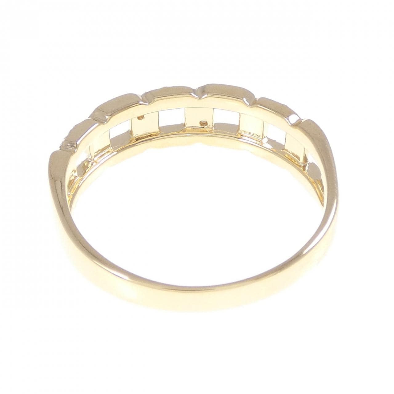 K18YG ダイヤモンド リング 0.12CT