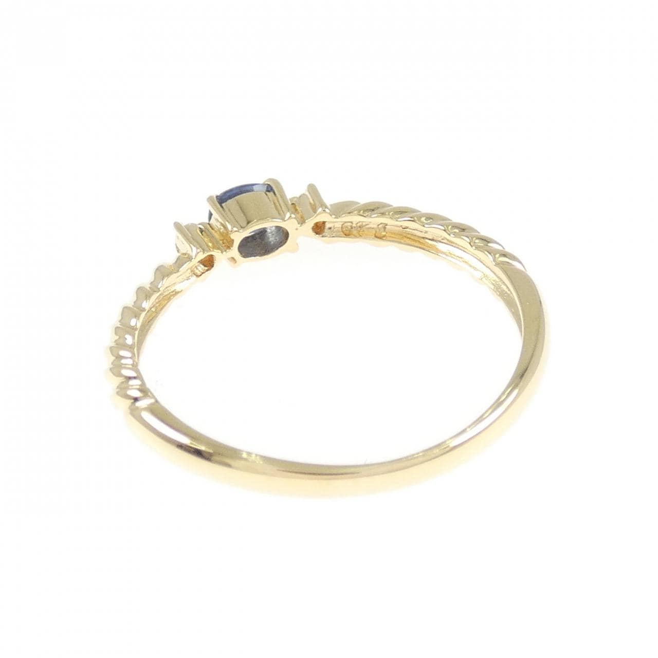 K18YG藍寶石戒指