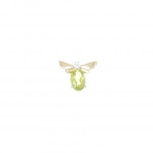 ビジュードエム プチみつばち ピアス 0.48CT 片耳