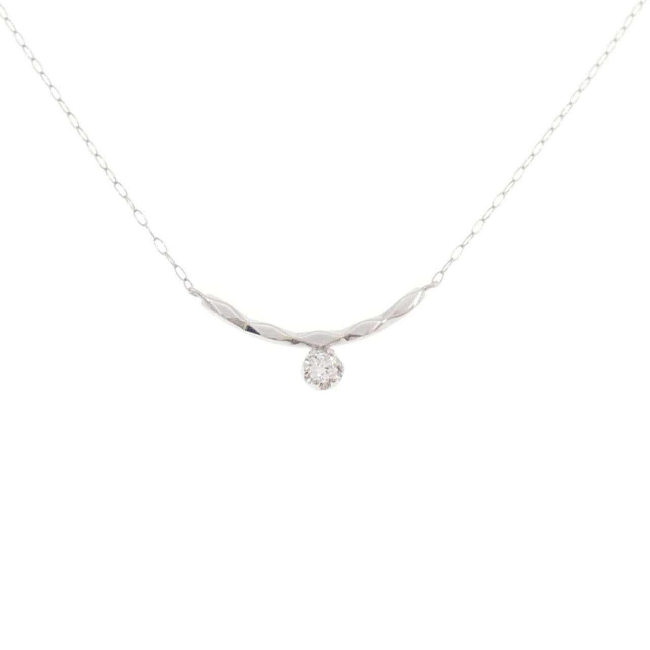 PT950/PT850 ダイヤモンド ネックレス 0.05CT