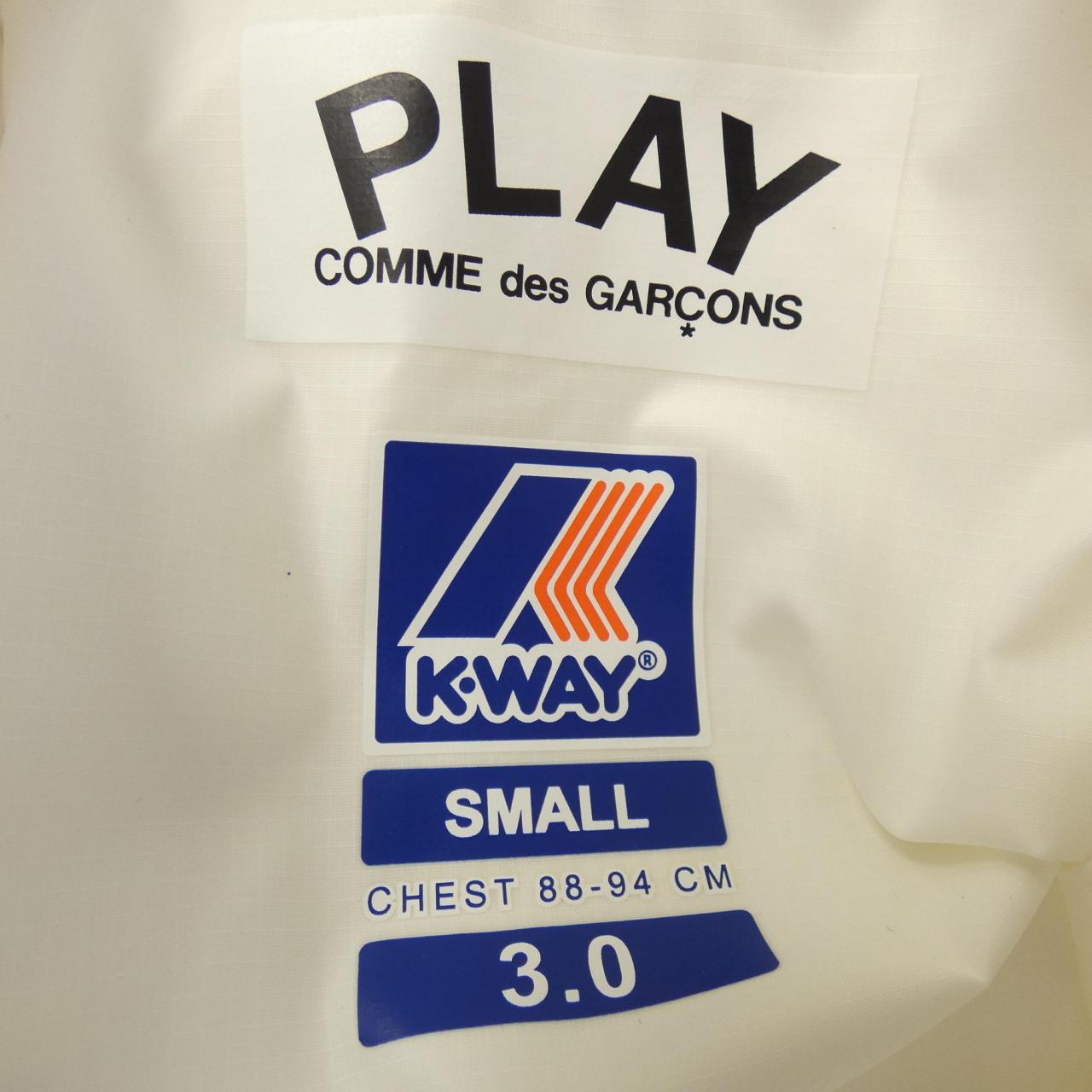 ケーウェイ K-WAY PLAY COMME des GARCONS ブルゾン