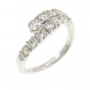 K18WG ダイヤモンド リング 1.00CT