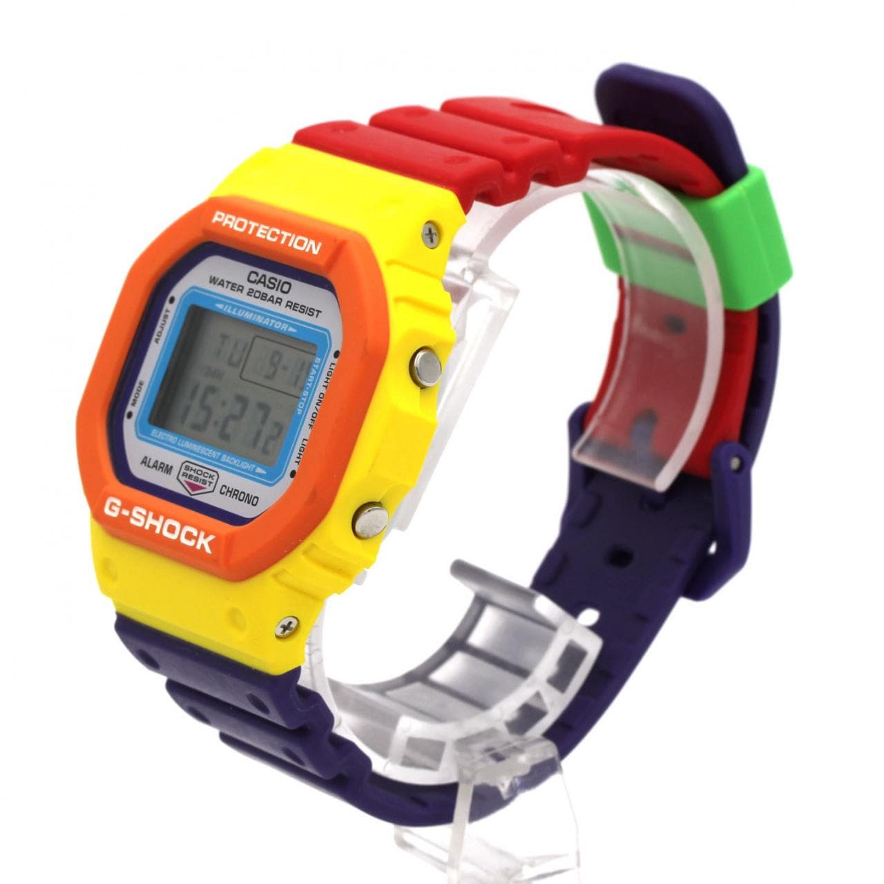 カシオ サイケデソック･マルチ･カラーズ DW-5610DN-9JF ラバー クォーツ