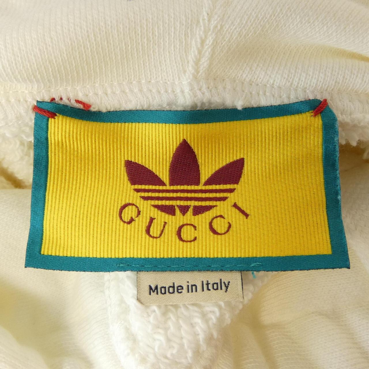 グッチ GUCCI ADIDAS トレフォイルエンブロイダリー 702607 XJEDA パーカー