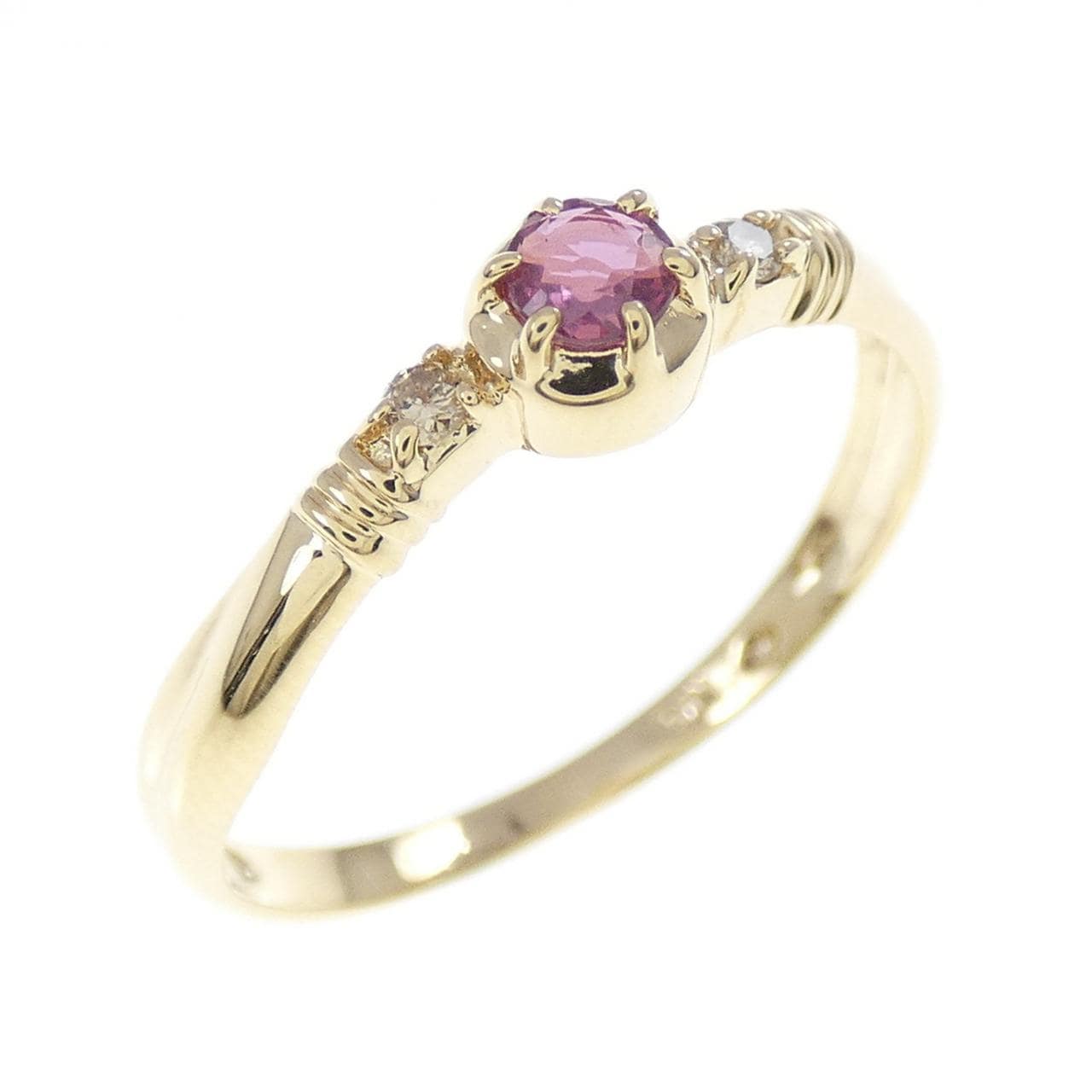 K18YG ルビー リング