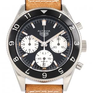 [新品] 泰格豪雅 Autavia Heritage Caliber Heuer 02 计时码表 CBE2110.FC8226 不锈钢自动上弦