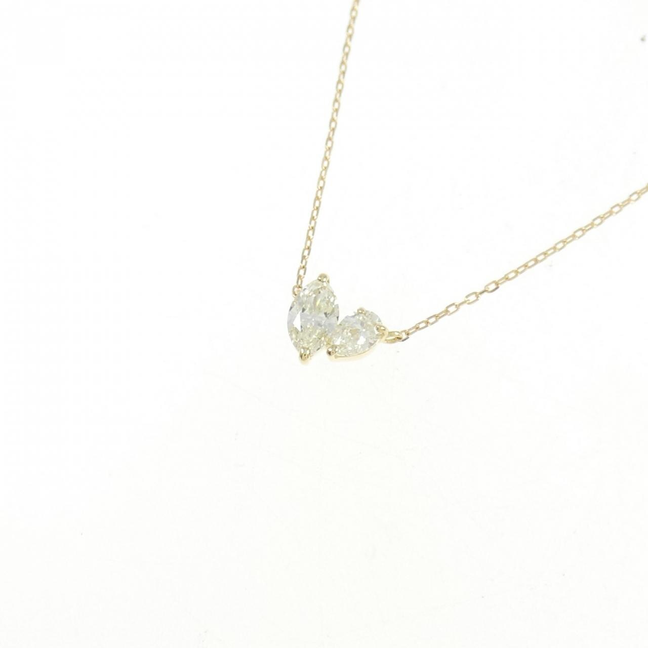 【新品】K18YG ダイヤモンド ネックレス 0.30CT