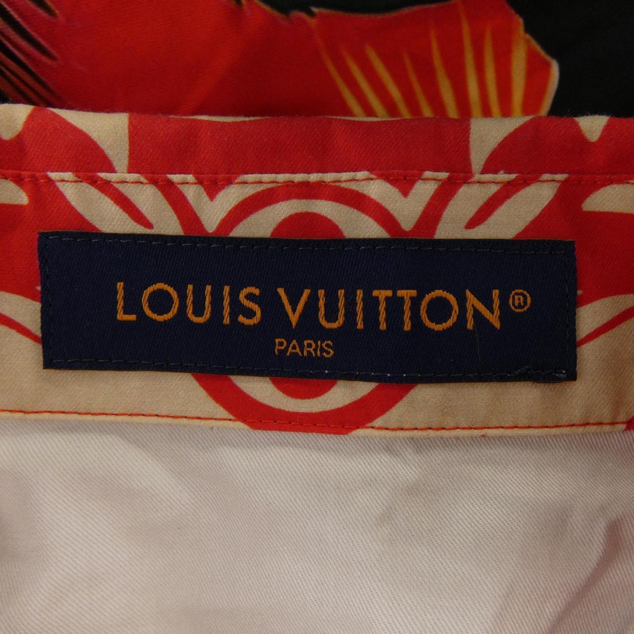 ルイヴィトン LOUIS VUITTON プリントショートスリーブコットンシャツ HRS12WKIS S／Sシャツ