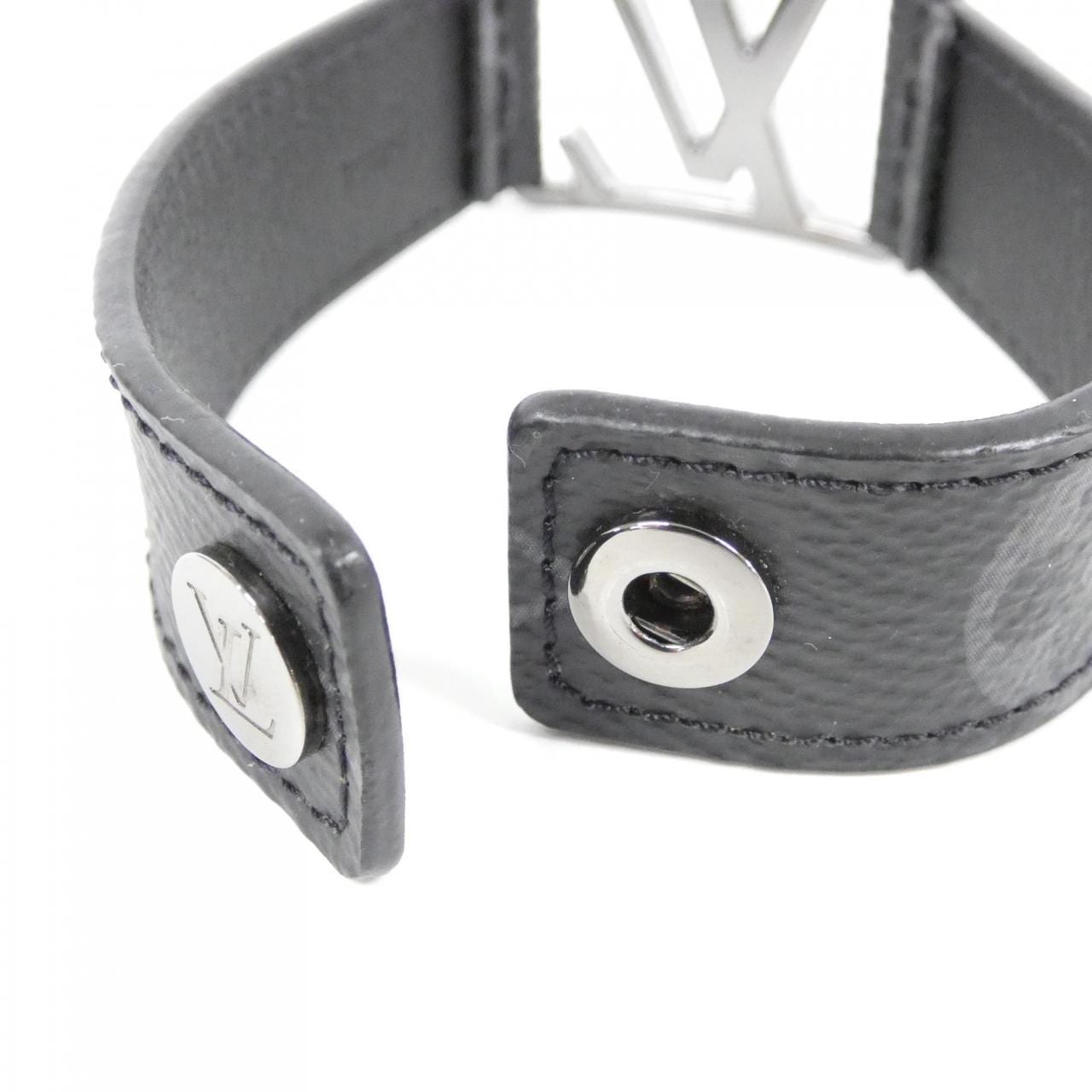 ルイヴィトン モノグラム エクリプス ブラスレ ホッケンハイム M6295D ブレスレット