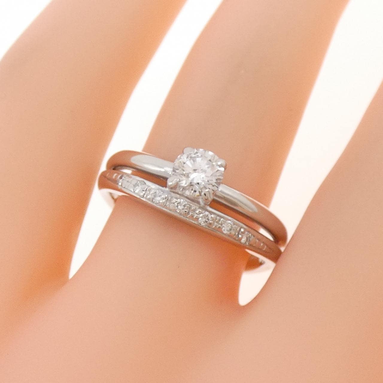 PT900 ダイヤモンド リング 0.37CT