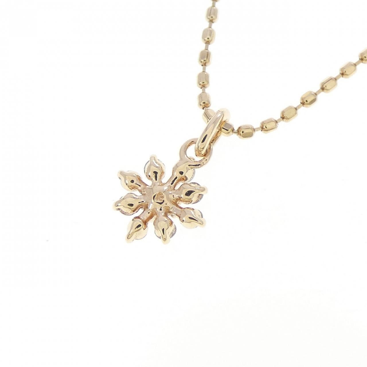 K10YG ダイヤモンド ネックレス 0.07CT