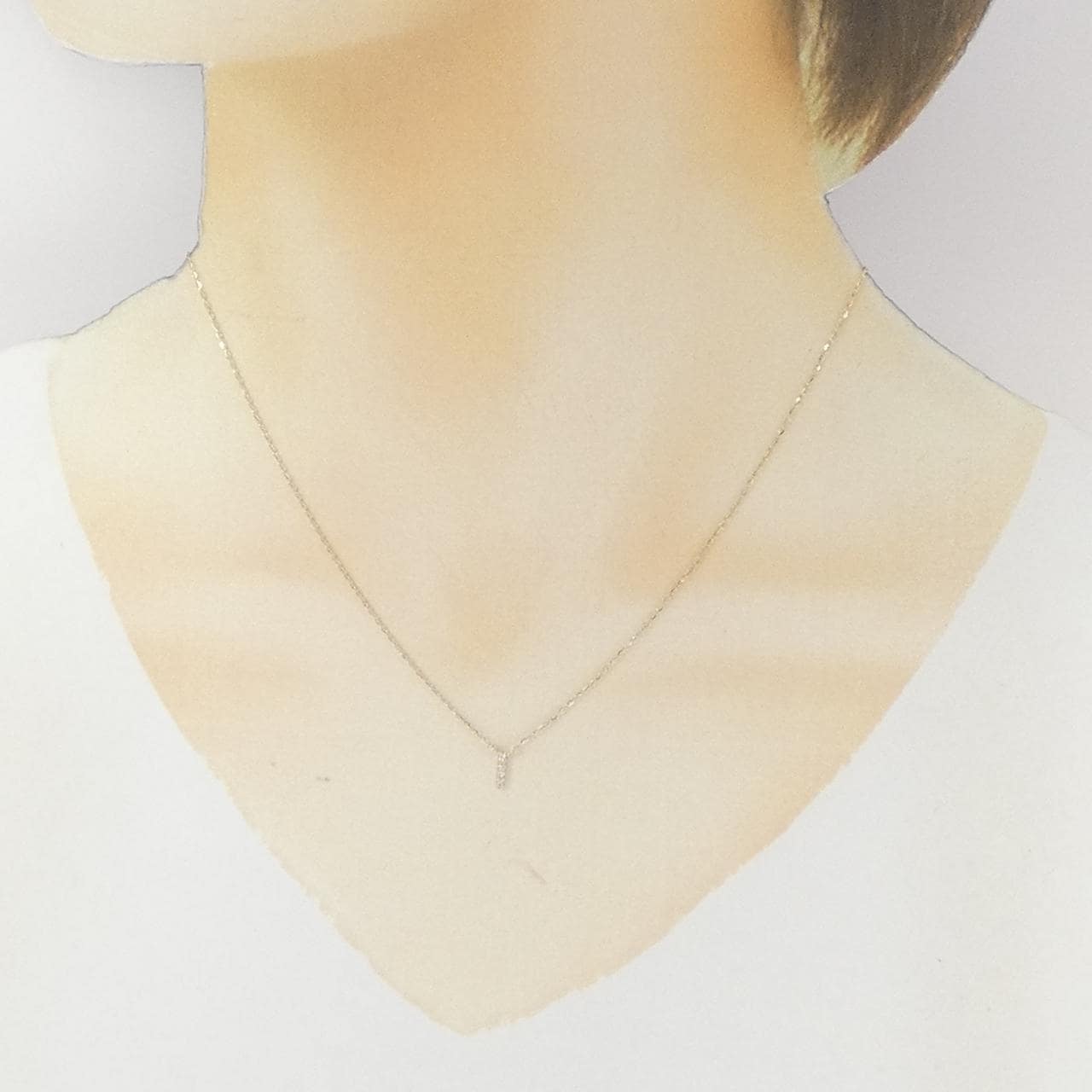 エテ ダイヤモンド ネックレス 0.02CT