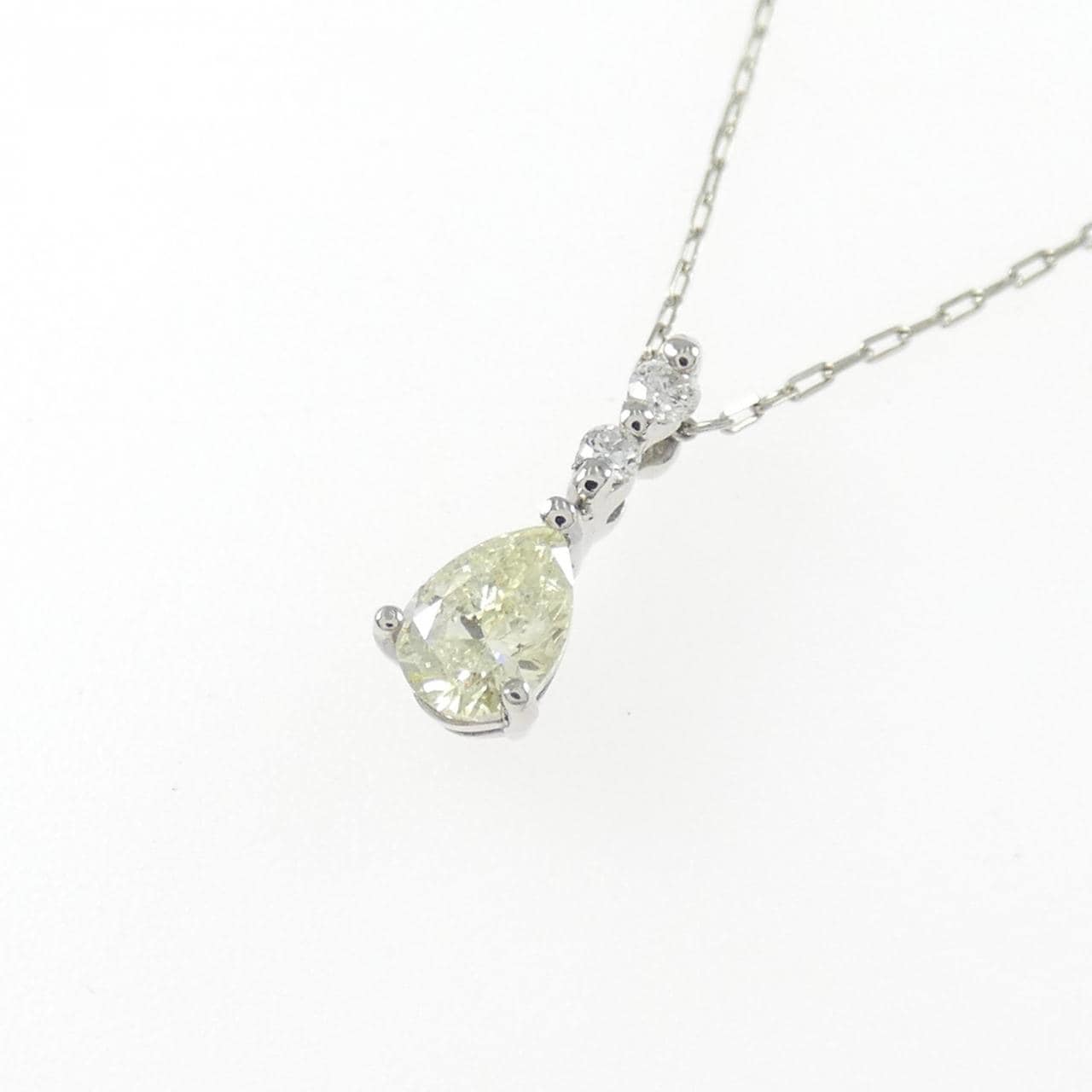 PT950/PT850 ダイヤモンド ネックレス 0.26CT