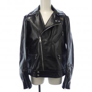 モンクレール ジーニアス MONCLER GENIUS LEWIS LEATHERS FRAGMENT DWAYNE CYCLONE レザーライダースジャケット