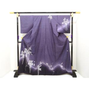 訪問着　牛首紬　身幅Ｌ寸