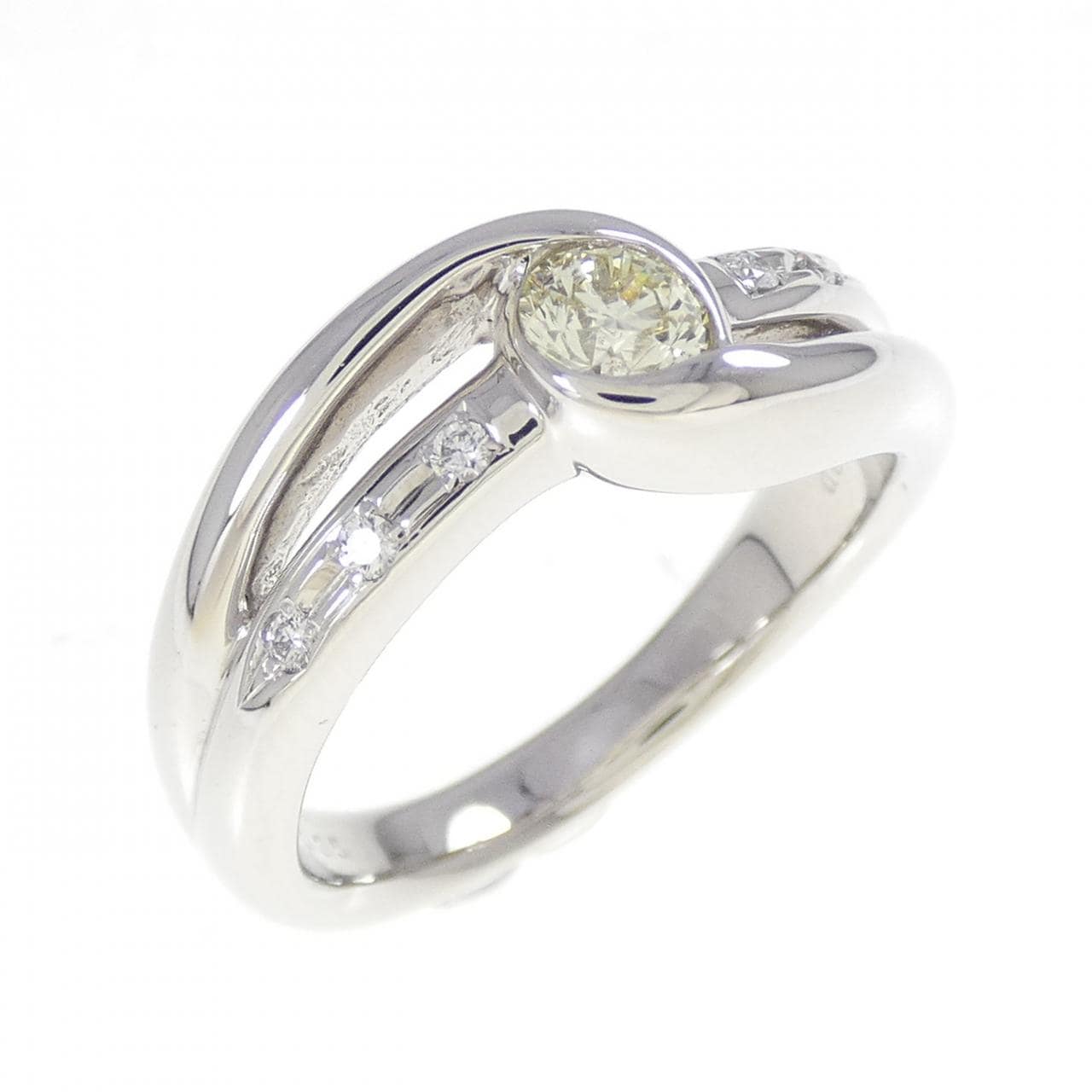 PT950 ダイヤモンド リング 0.30CT