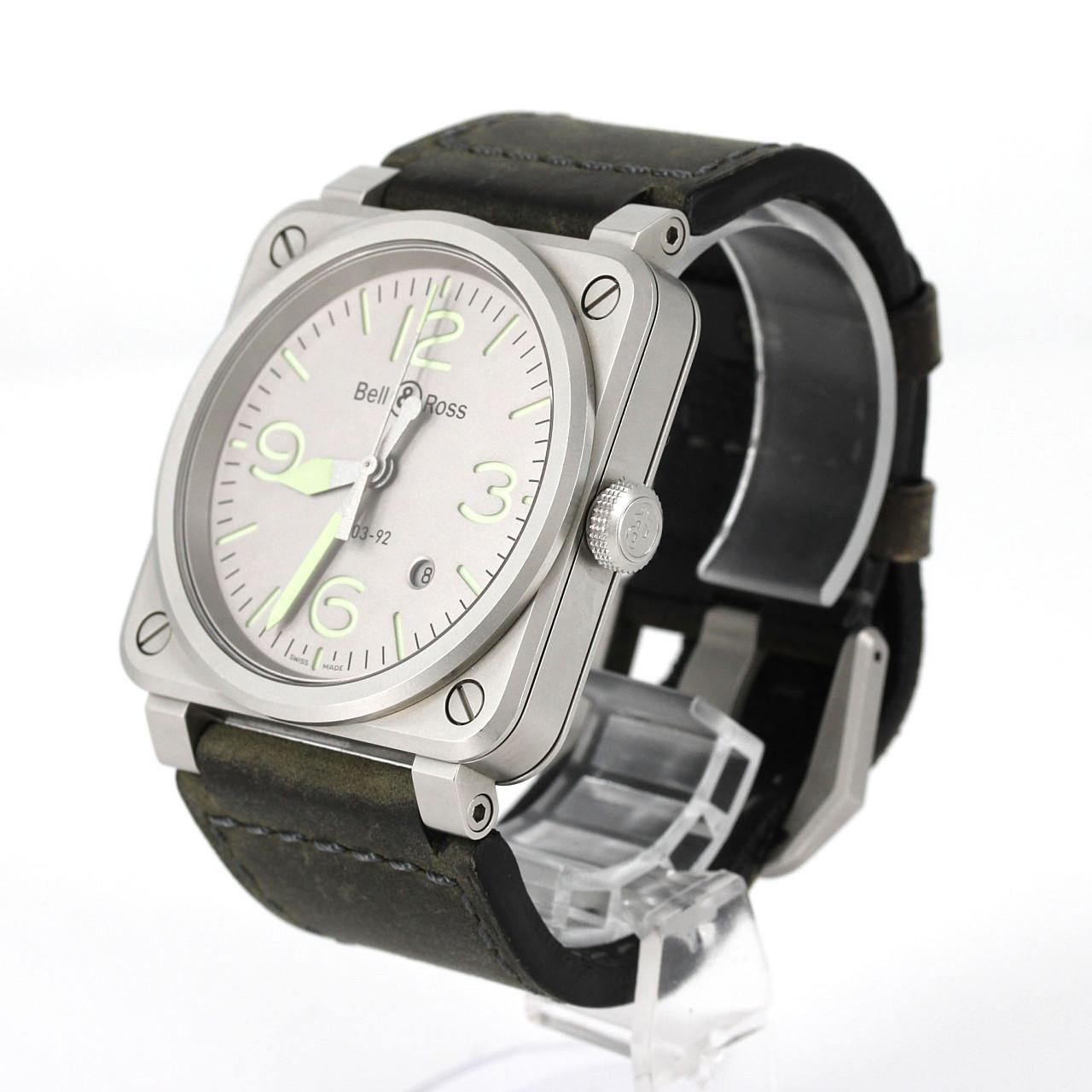 【ノーメンテナンス還元価格】ベル&ロス BR03-92ホロラム LTD BR0392-GR-ST/SCA SS 自動巻