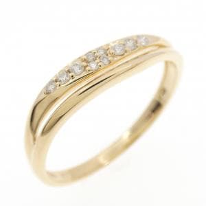 K18YG ダイヤモンド リング