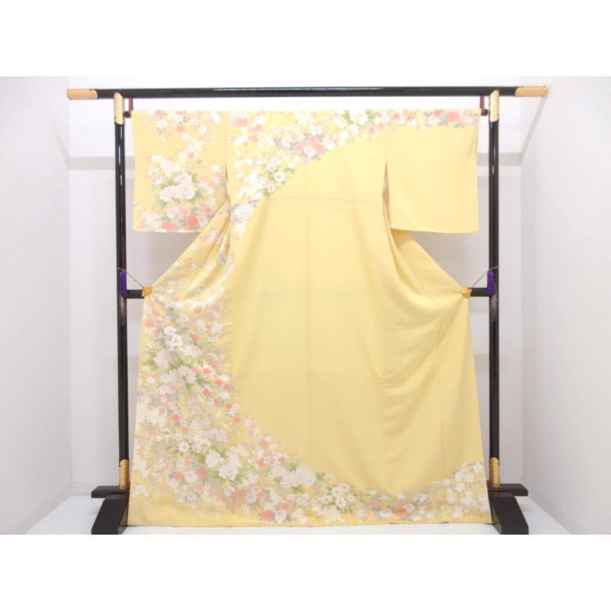 【未使用品】訪問着　友禅金彩加工