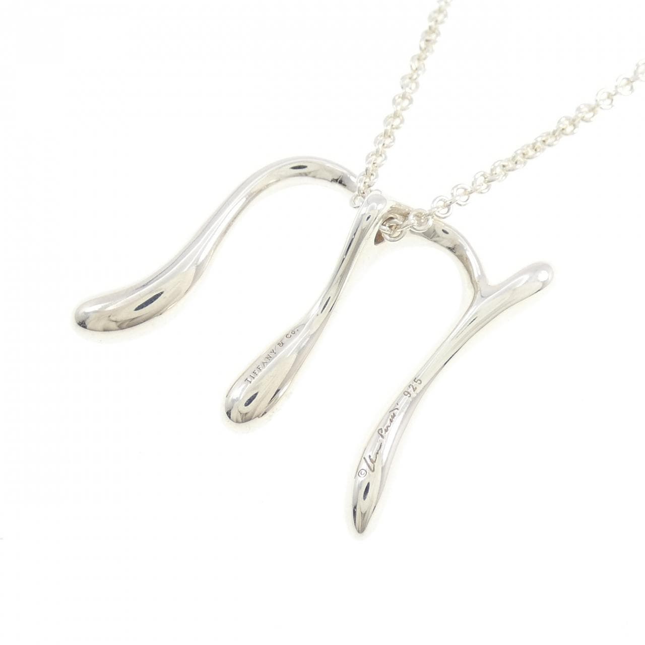 ティファニー レター ネックレス