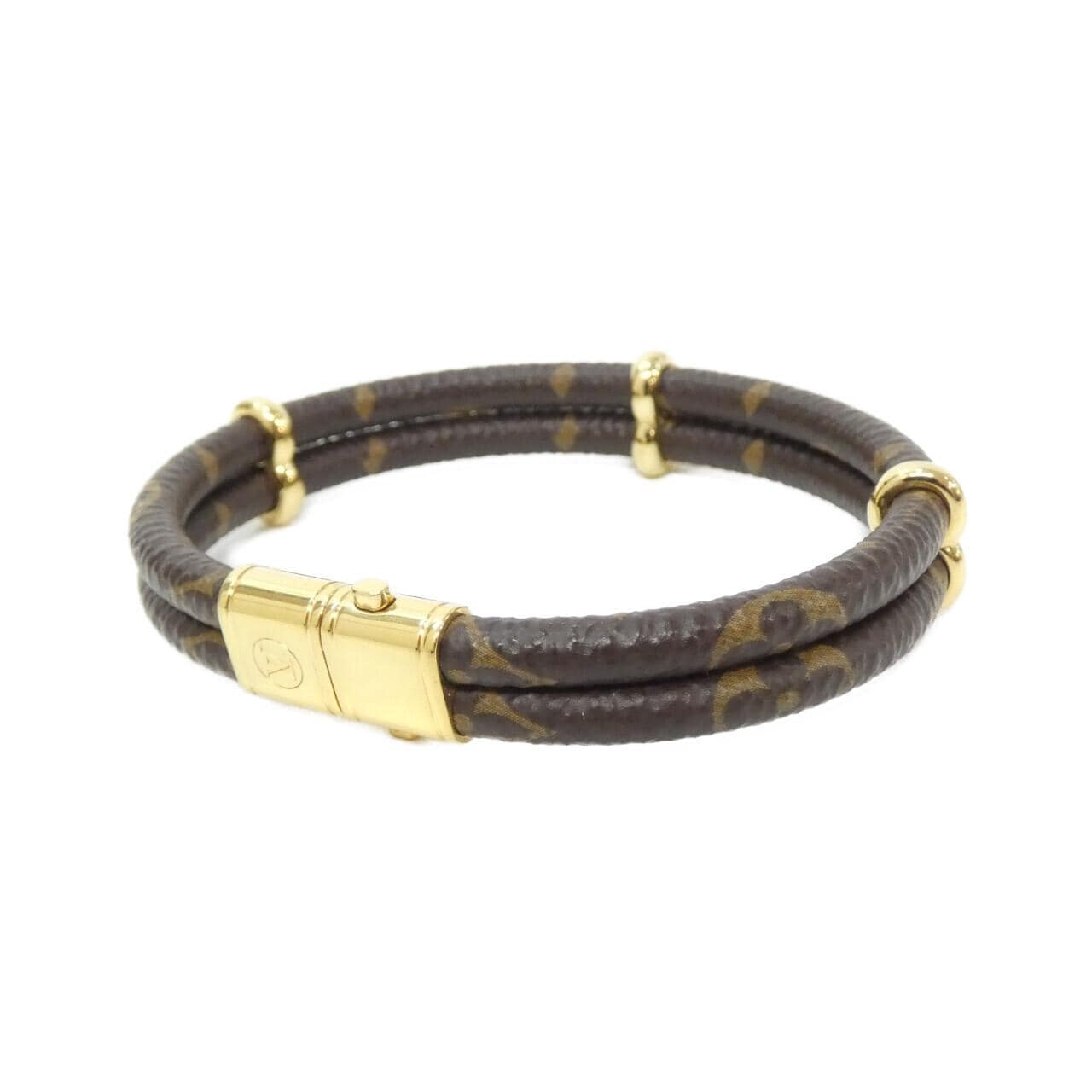 ルイヴィトン モノグラム ブラスレ キープ イット トゥワイス 17cm M8109F ブレスレット