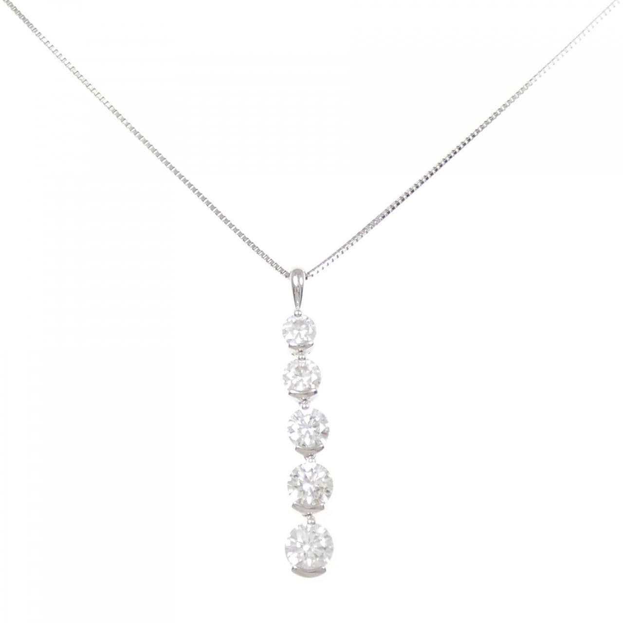 PT900/PT850 ダイヤモンド ネックレス 1.50CT