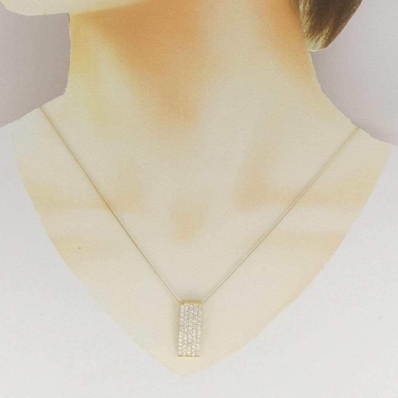 K18YG ダイヤモンド ネックレス 1.56CT