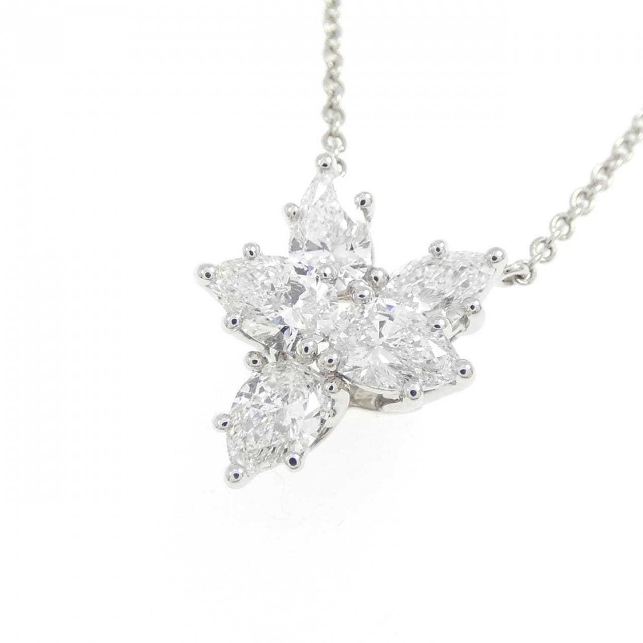 ハリーウィンストン ウィンストン クラスター スモール ネックレス 0.21CT