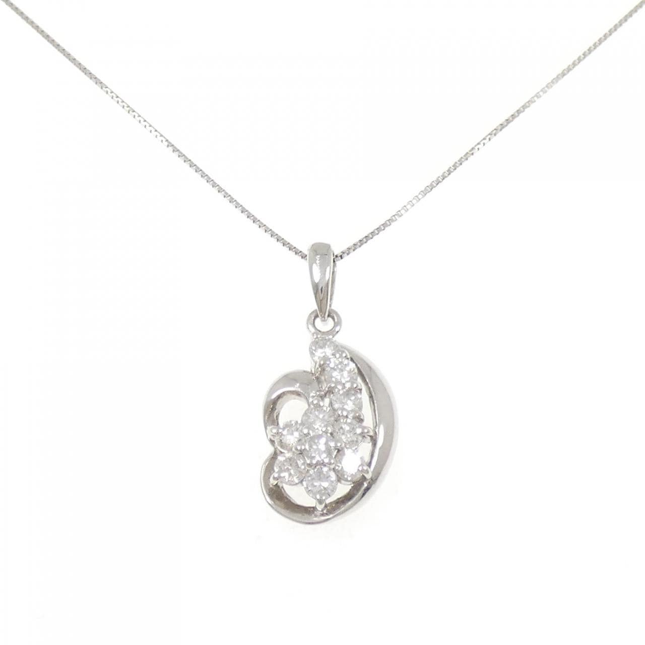 PT900/PT850 ダイヤモンド ネックレス 0.50CT