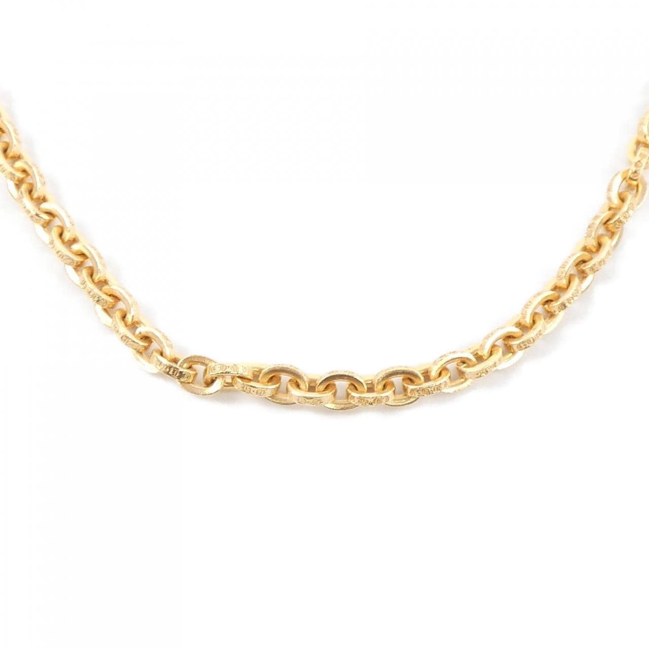 クロムハーツ CHROME HEARTS PAPER CHAIN I18 GLD 205014933GLDI18001 NECKLACE