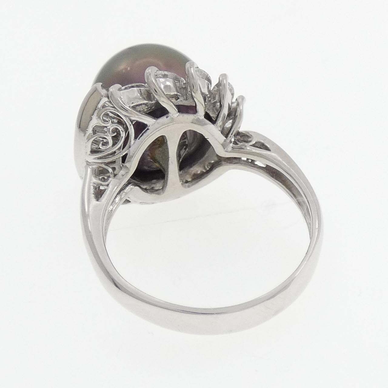 PT900 黒蝶パール リング 11.2mm