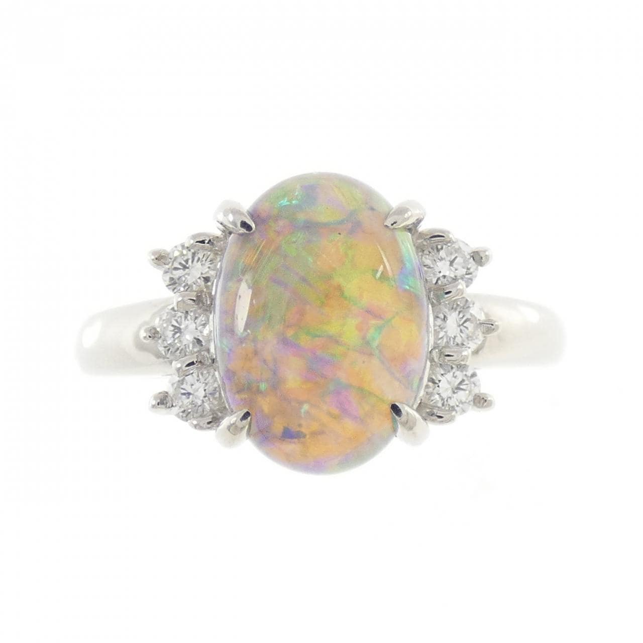 タサキ ブラックオパール リング 2.19CT