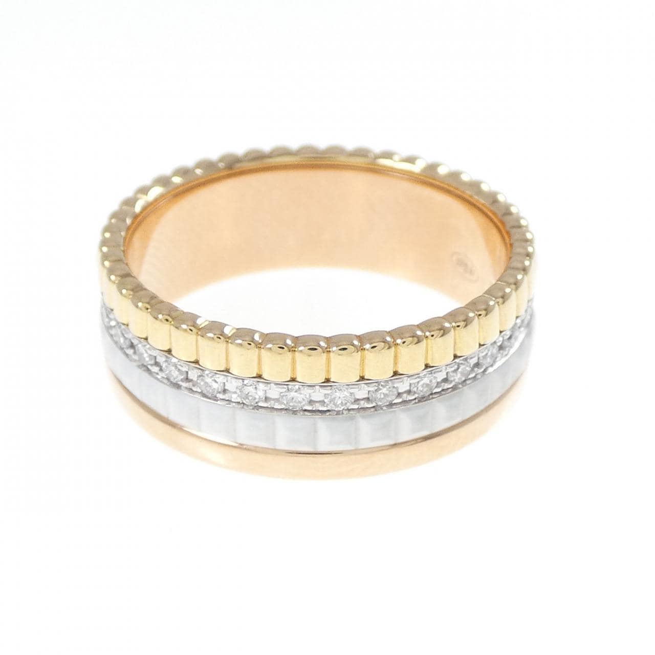 ブシュロン キャトル ホワイト スモール リング