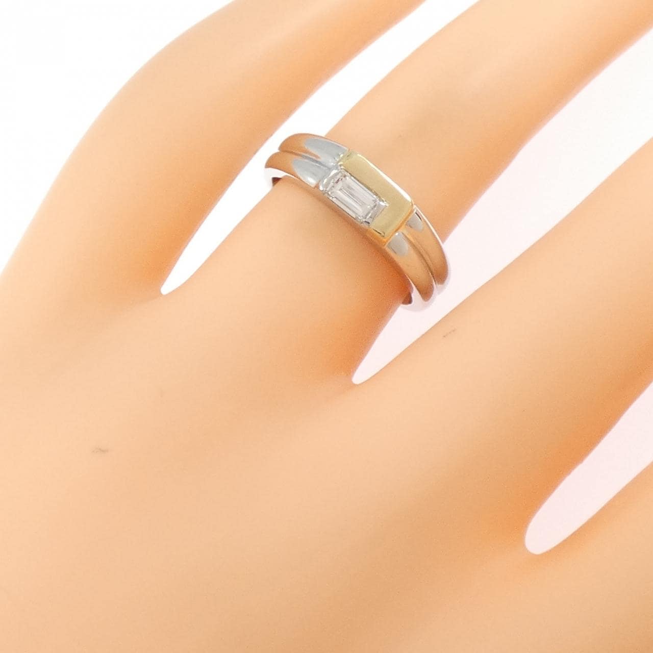 PT900/K18YG ダイヤモンド リング 0.235CT