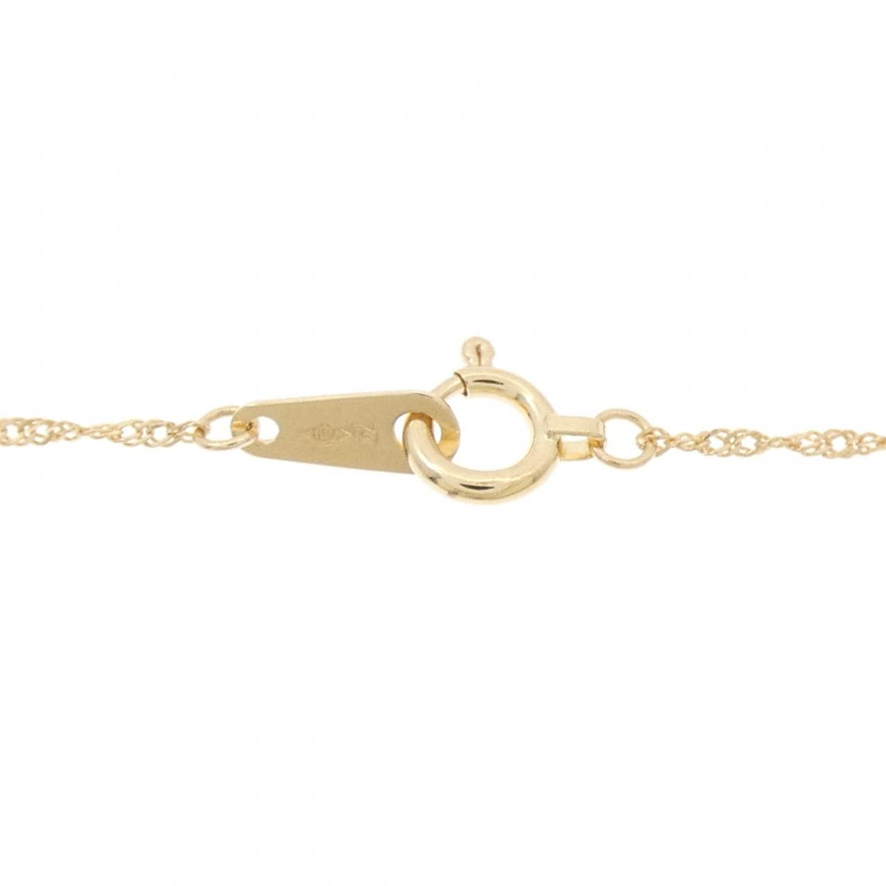 K18YG ダイヤモンド ネックレス 0.08CT