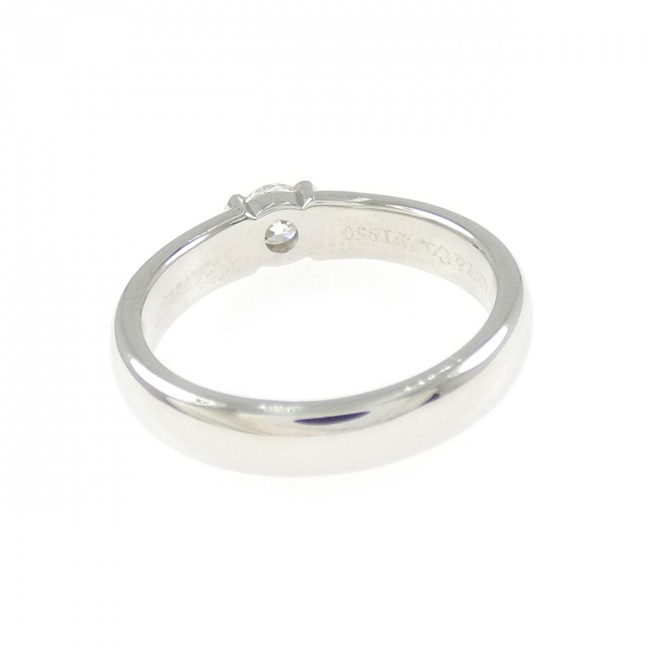 ティファニー ドッツ リング 0.19CT D VVS2 3EXT