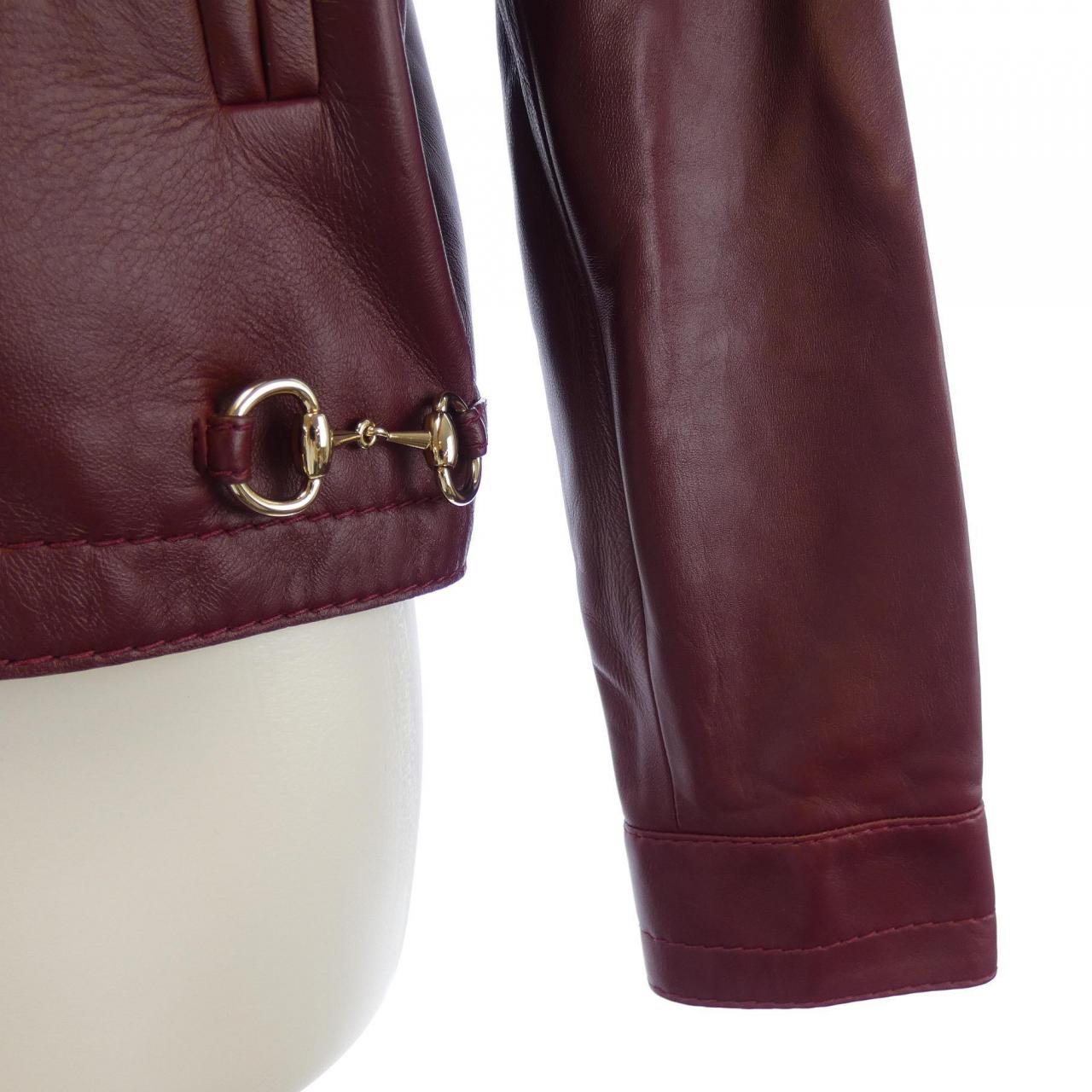 グッチ GUCCI 815063 XNA55 レザージャケット