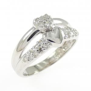 PT900 ハート ダイヤモンド リング 0.22CT