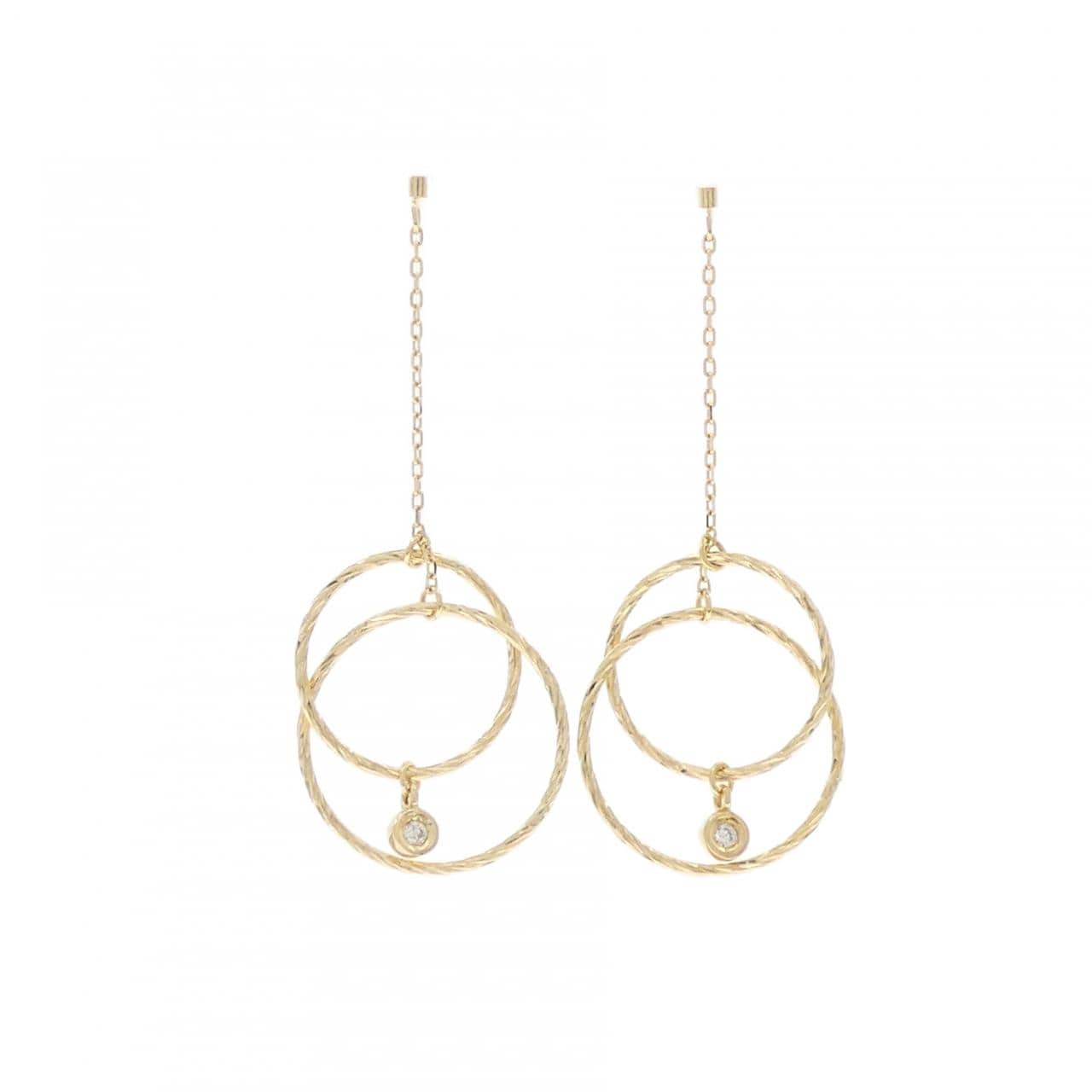 スタージュエリー ダイヤモンド ピアス 0.01CT
