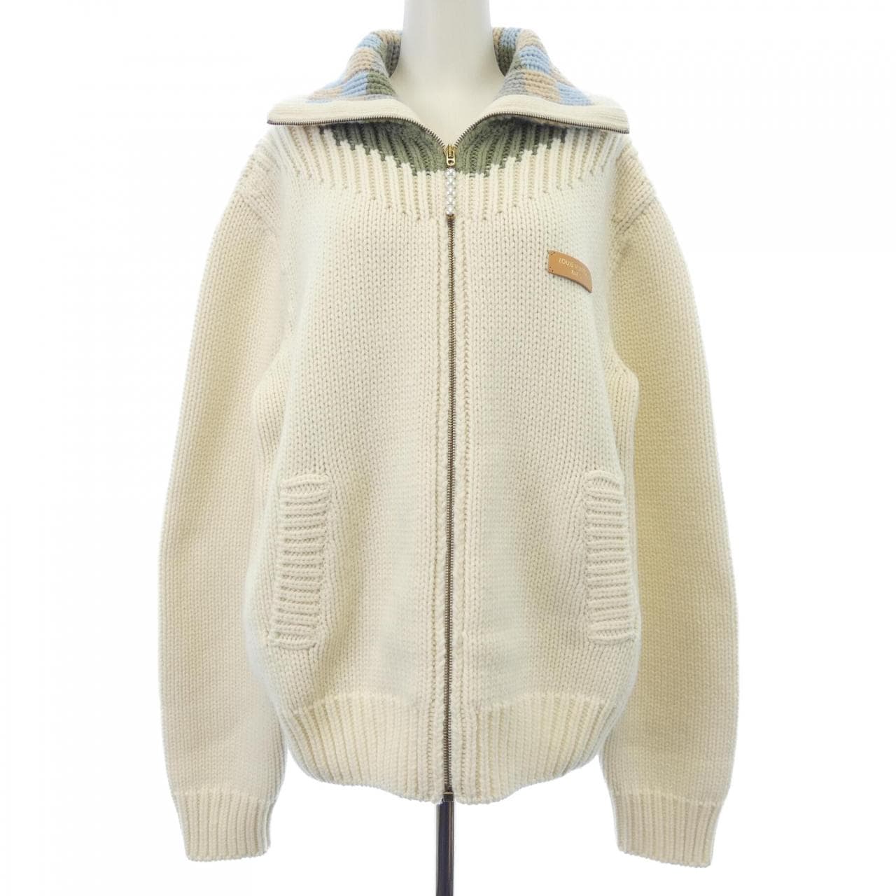 ルイヴィトン LOUIS VUITTON ジップドインターシャ トラックトップ HUN70WXP8 カーディガン