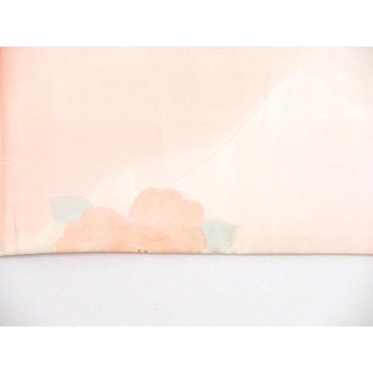 長襦袢　振袖　友禅加工ボカシ染