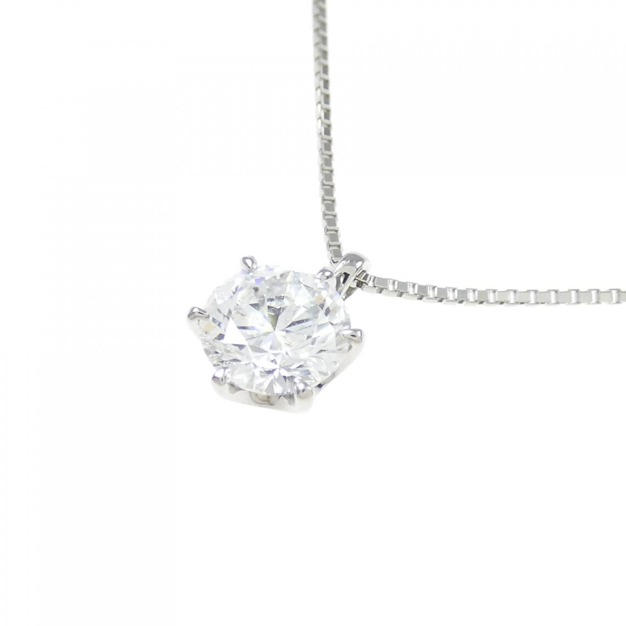 [BRAND NEW] PT Diamond Necklace 1.01CT D SI2 3EXT