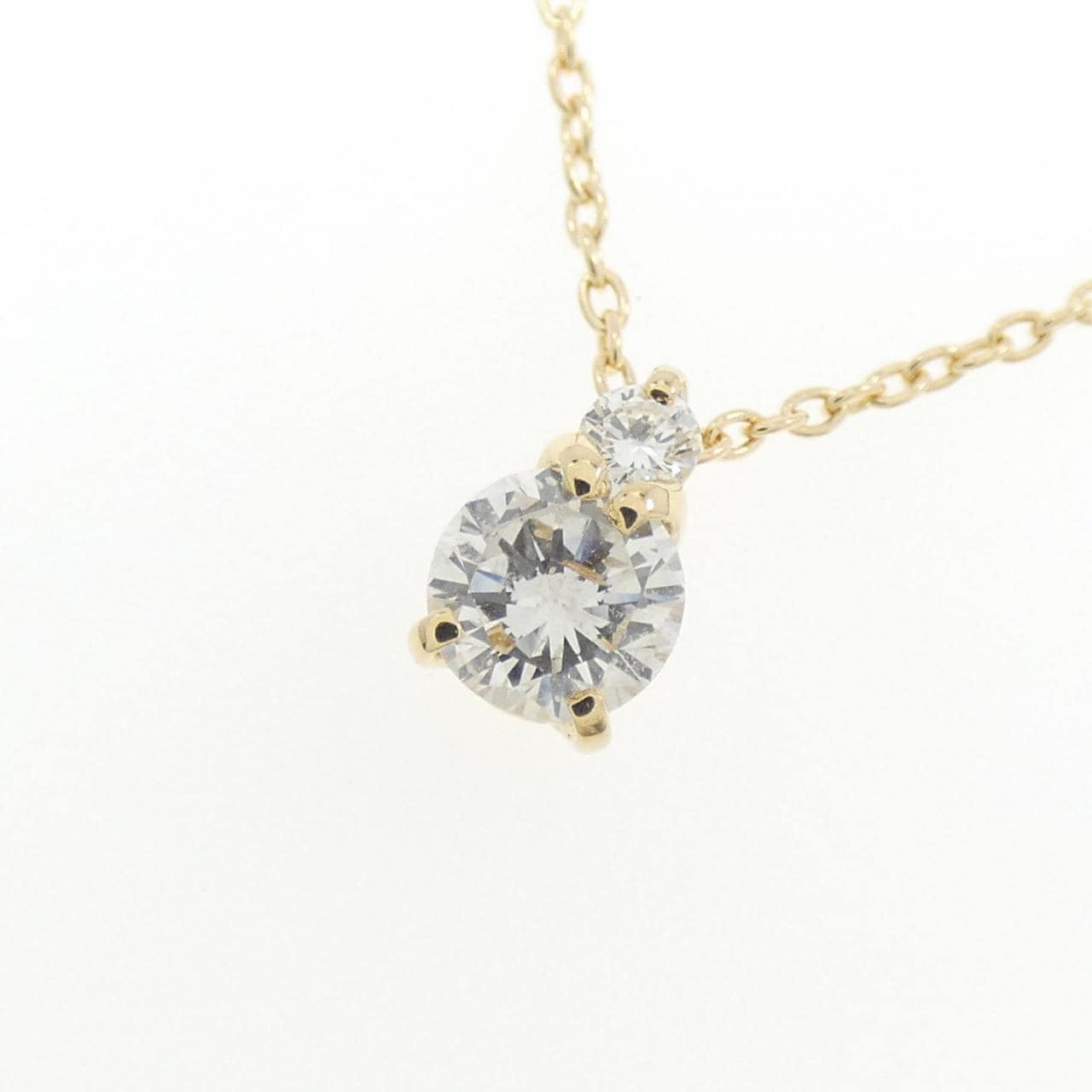 K18YG ダイヤモンド ネックレス 0.28CT