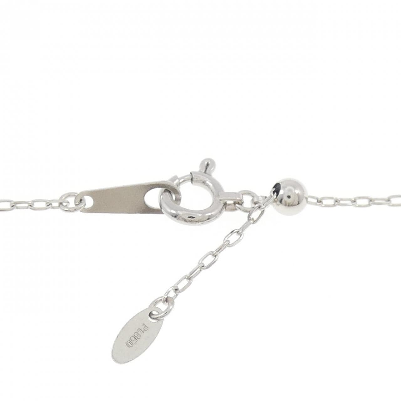 PT950/PT850 ダイヤモンド ネックレス 0.45CT