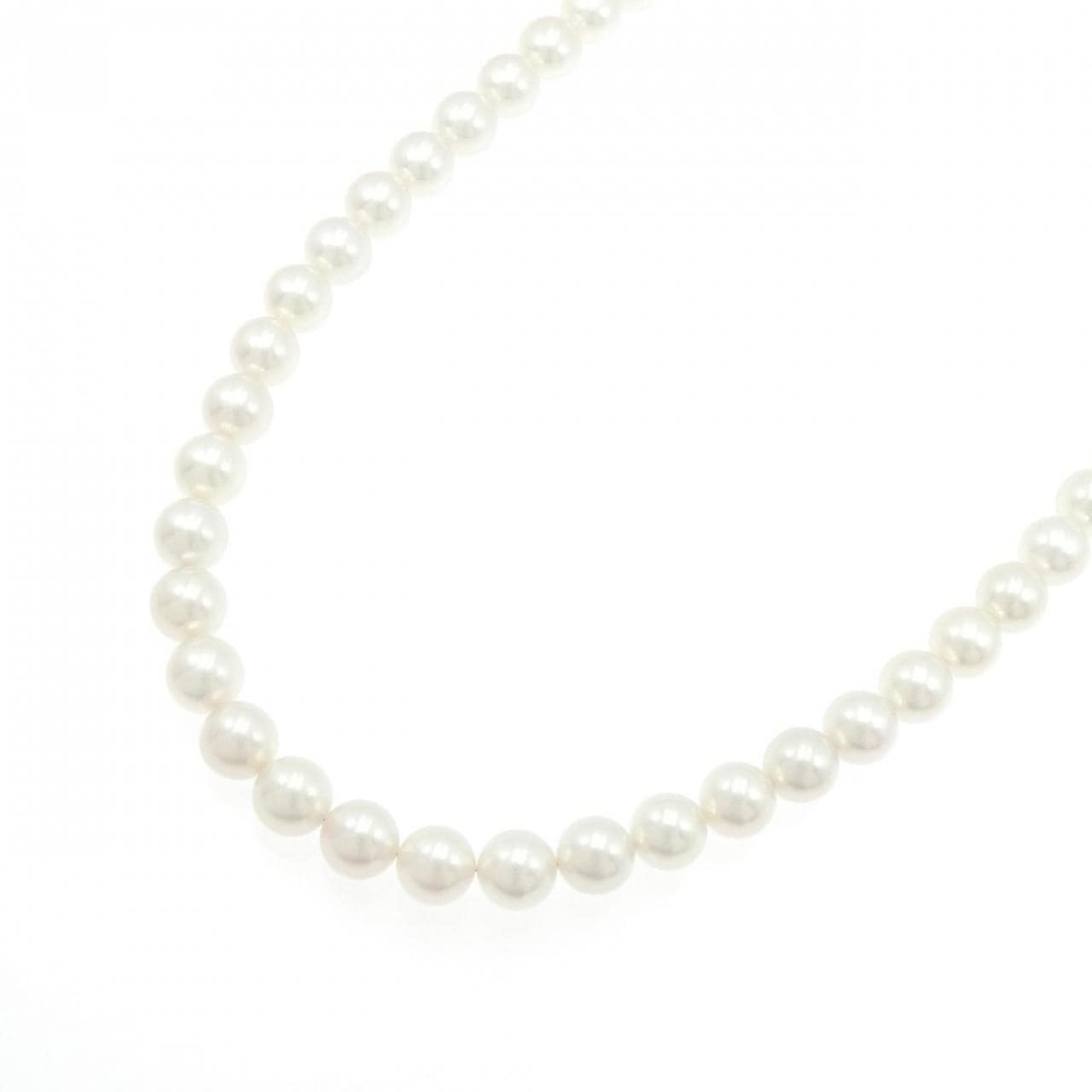 シルバークラスプ アコヤパール ネックレス 7-7.5mm