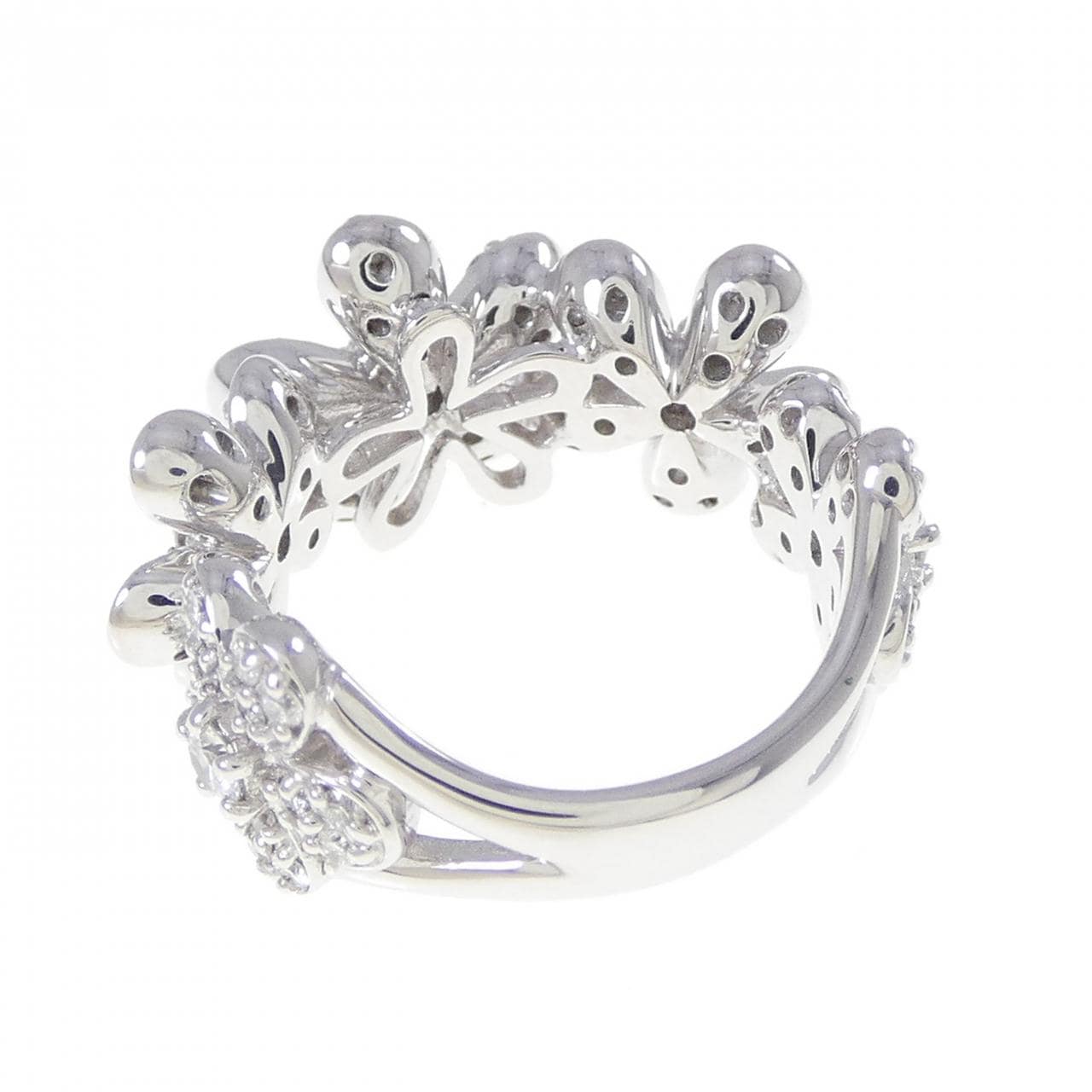 ポンテヴェキオ フラワー リング 0.77CT