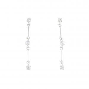 K14WG キュービック ピアス