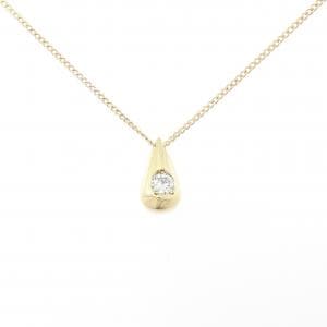 K18YG ダイヤモンド ネックレス 0.11CT