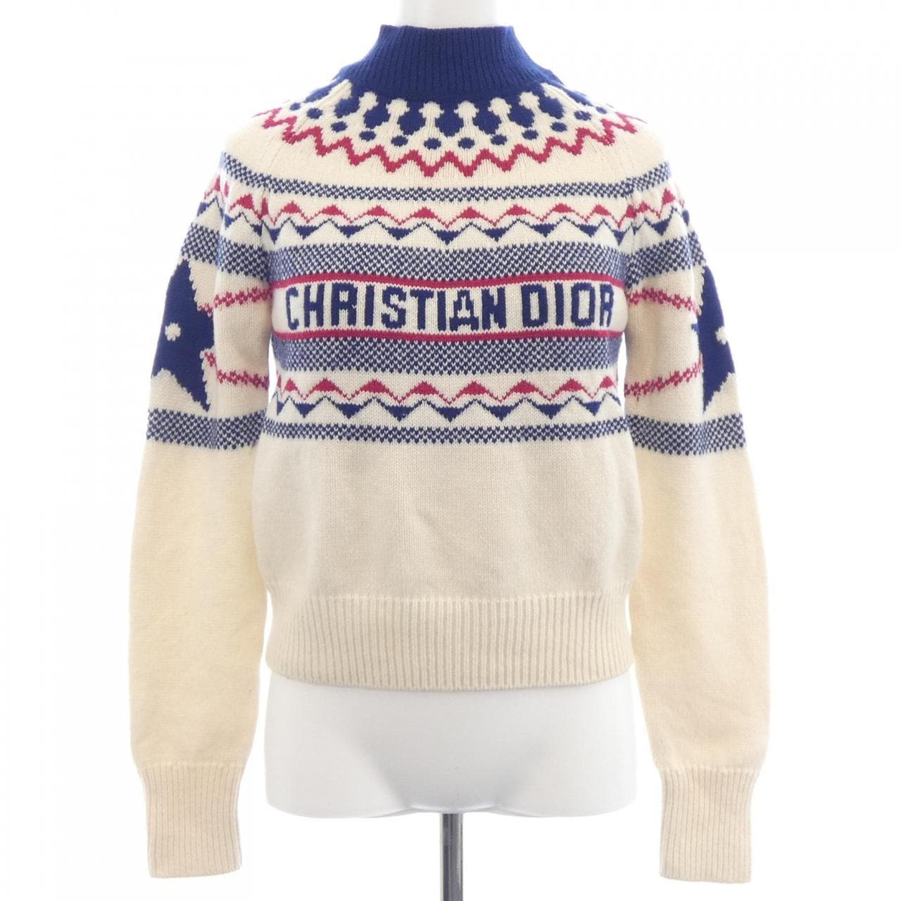 クリスチャンディオール CHRISTIAN DIOR DIORALPS STAND COLLAR SWGATER 144S60BM134 ニット